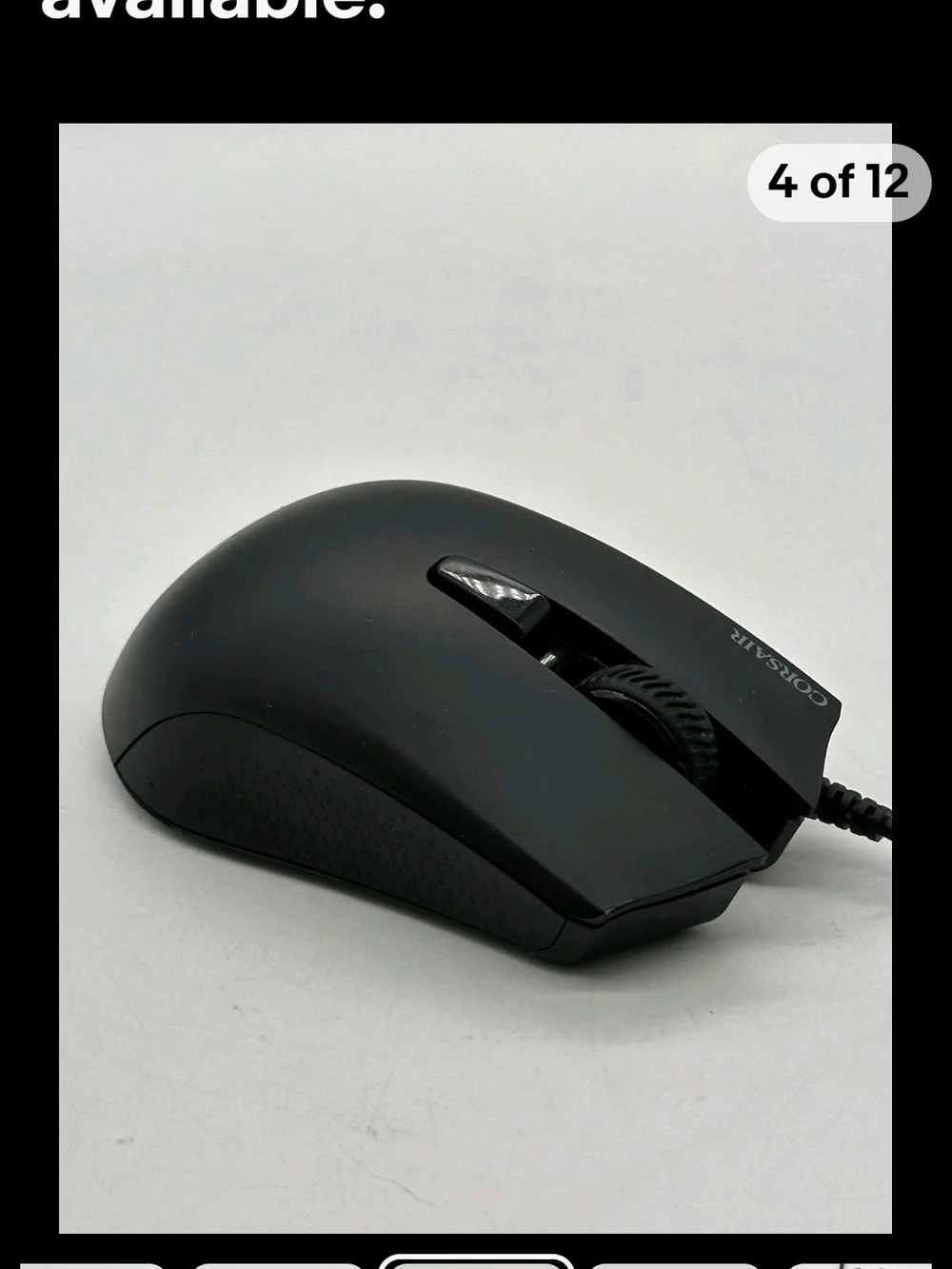Corsair Harpoon Pro RGB Gaming Mouse Lightweight Design 12000 DPI Optical